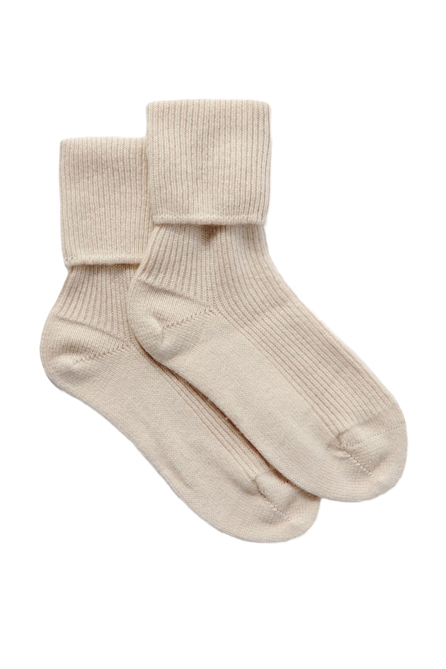 Ribbed Cashmere Socks