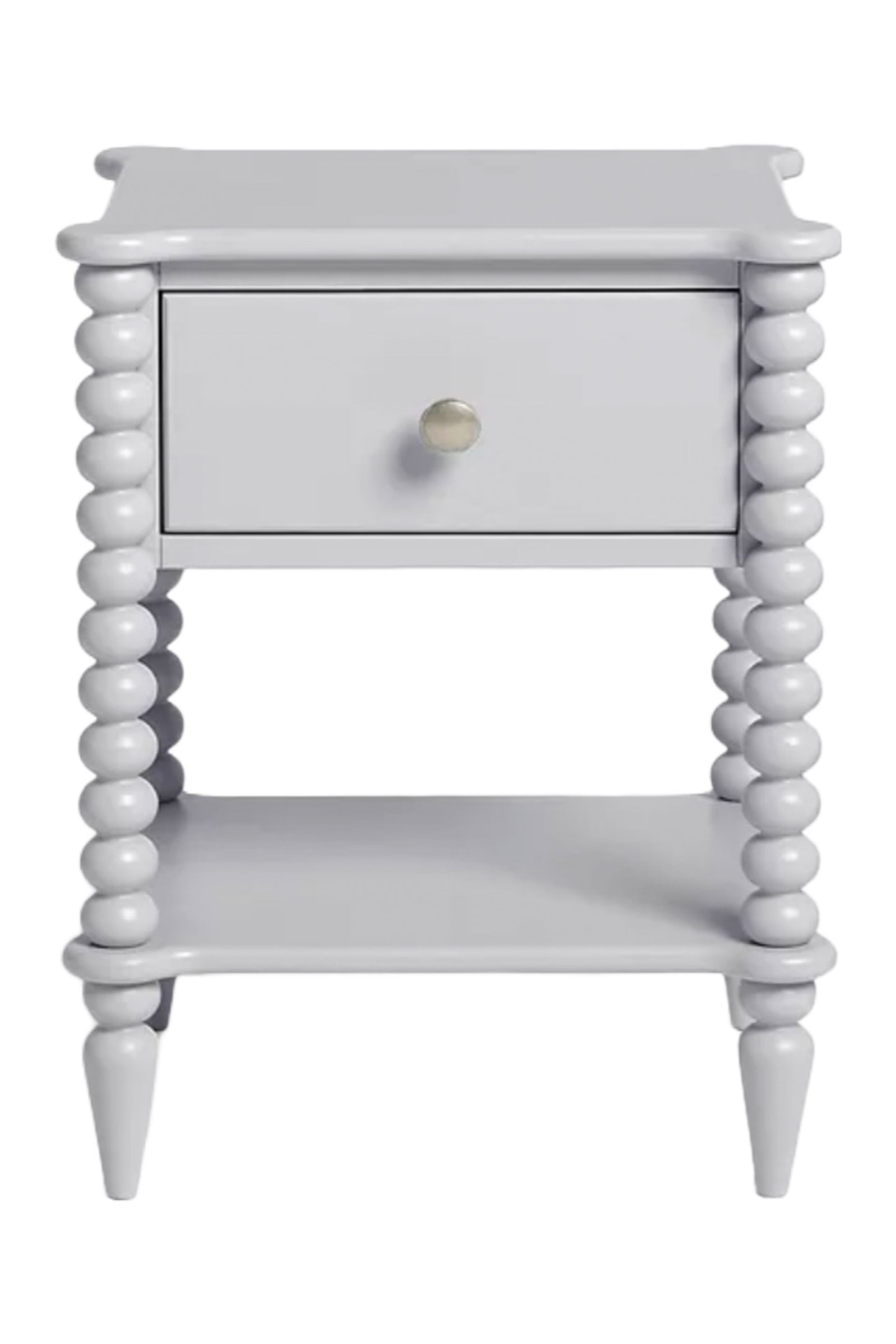 Bobbin Grey Bedside Table