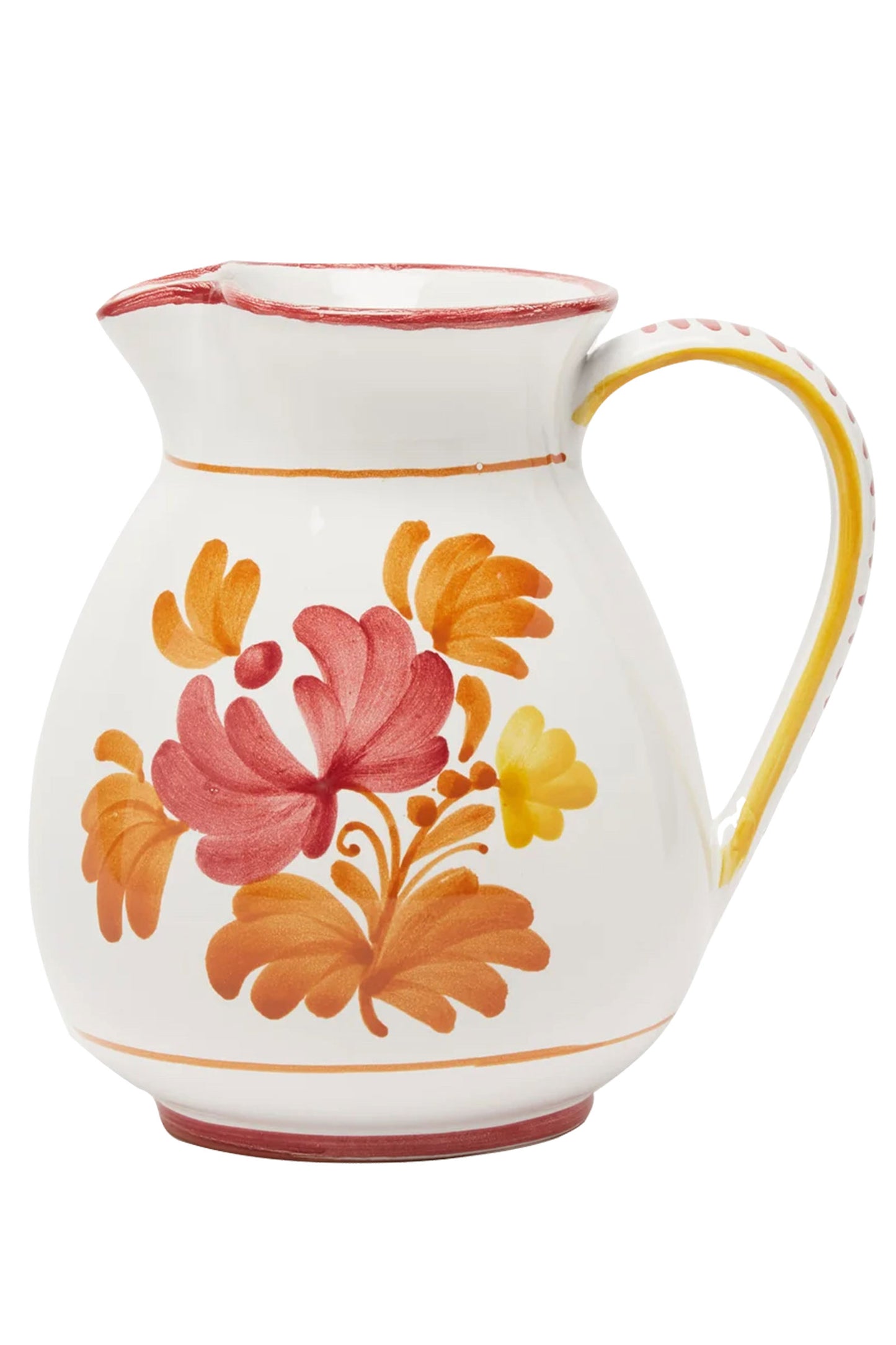 Blossom Floral-painted Porcelain Jug