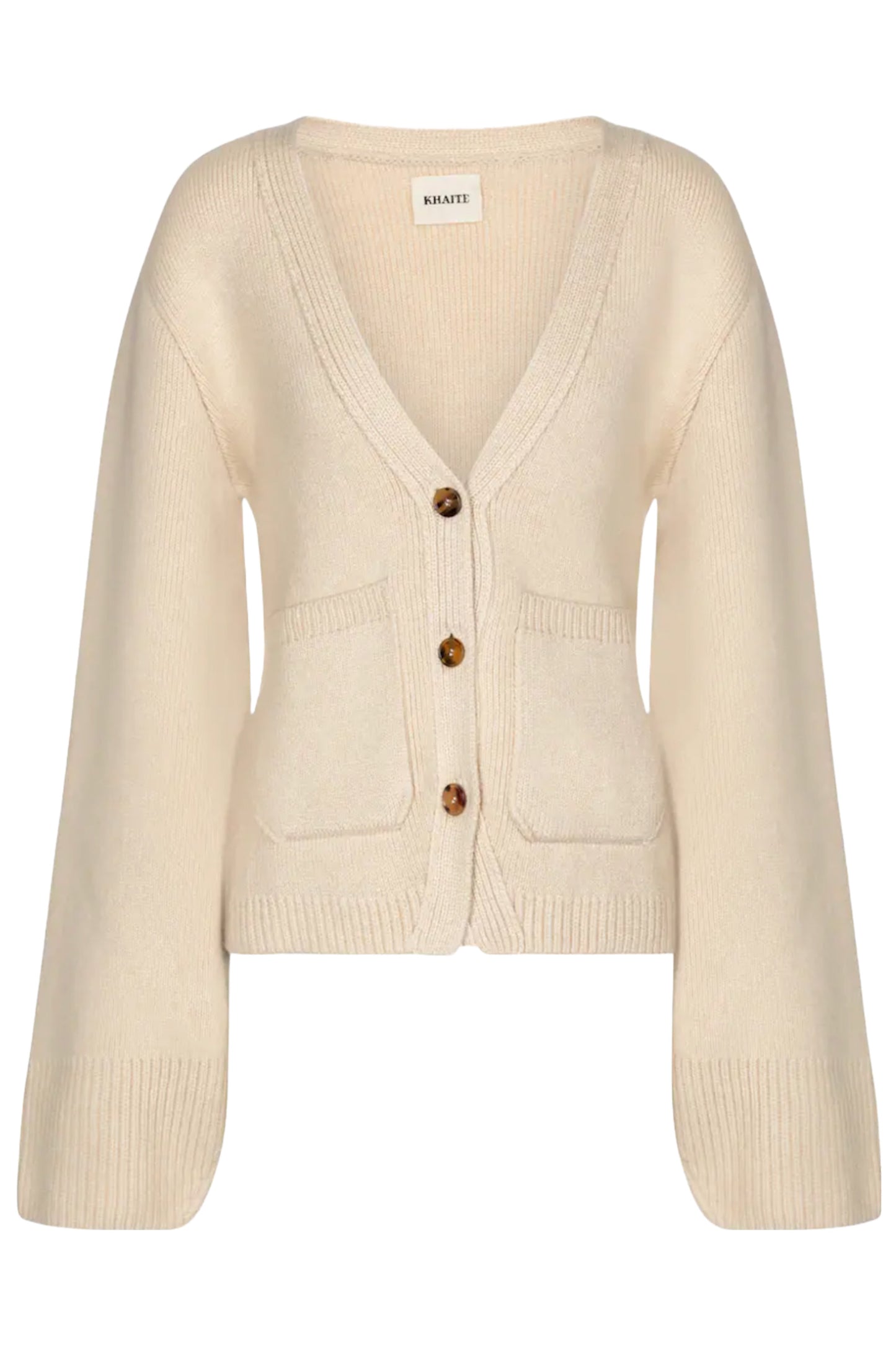 Scarlet Custard Cashmere Cardigan