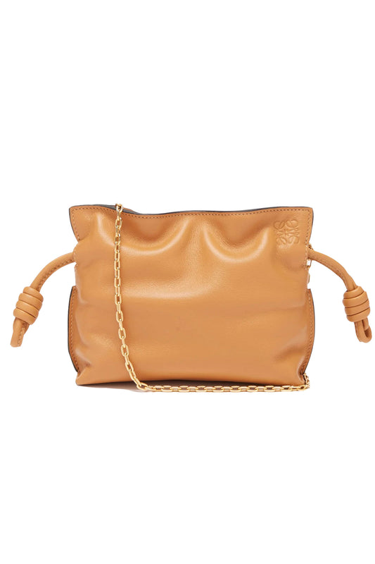 Flamenco Nano Chain-strap Leather Cross-body Bag