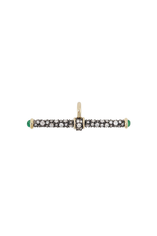 Diamond Pavé T-Bar Pendant