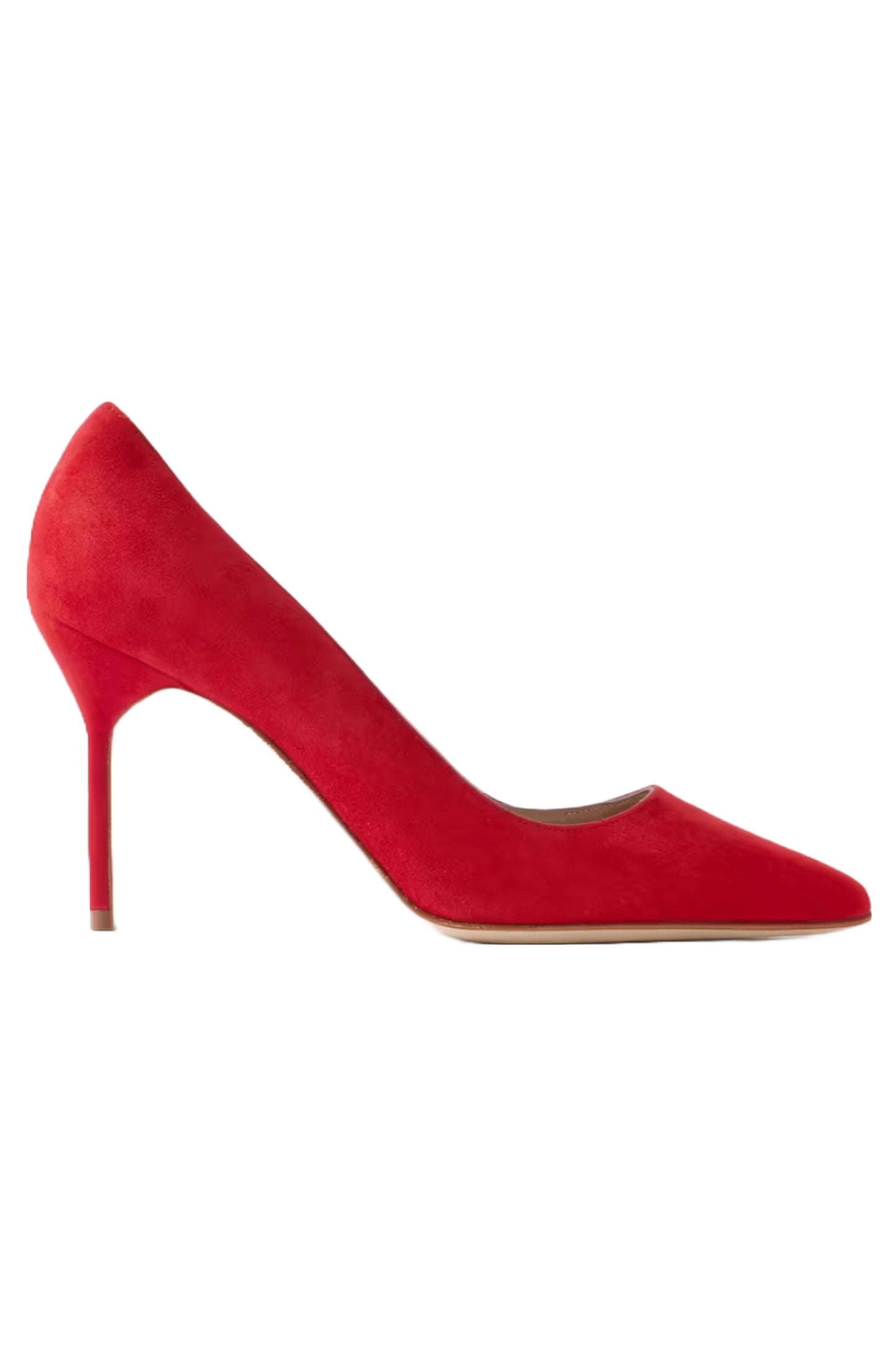 BB 90 Suede Red Pumps