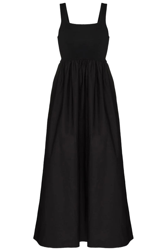 Square-neck Sleeveless Maxi Dress