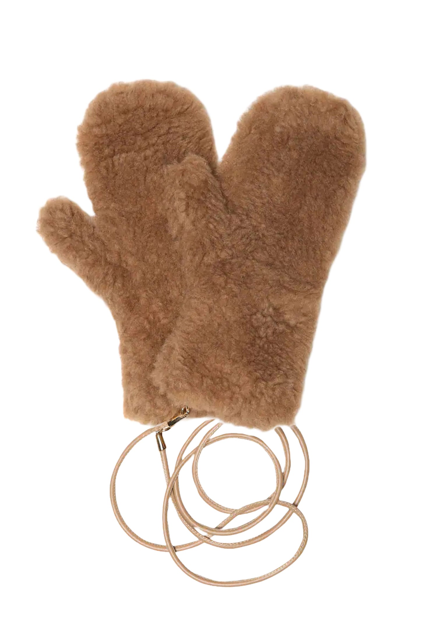 Ombrato Camel Hair And Silk Mittens