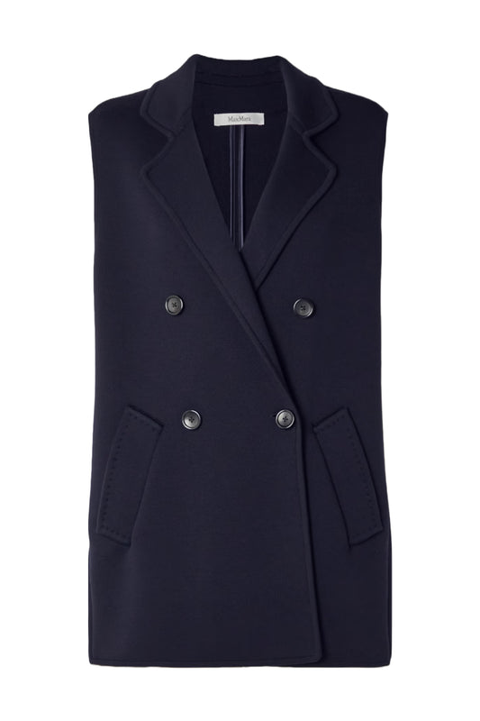 Double-breasted Wool Vest