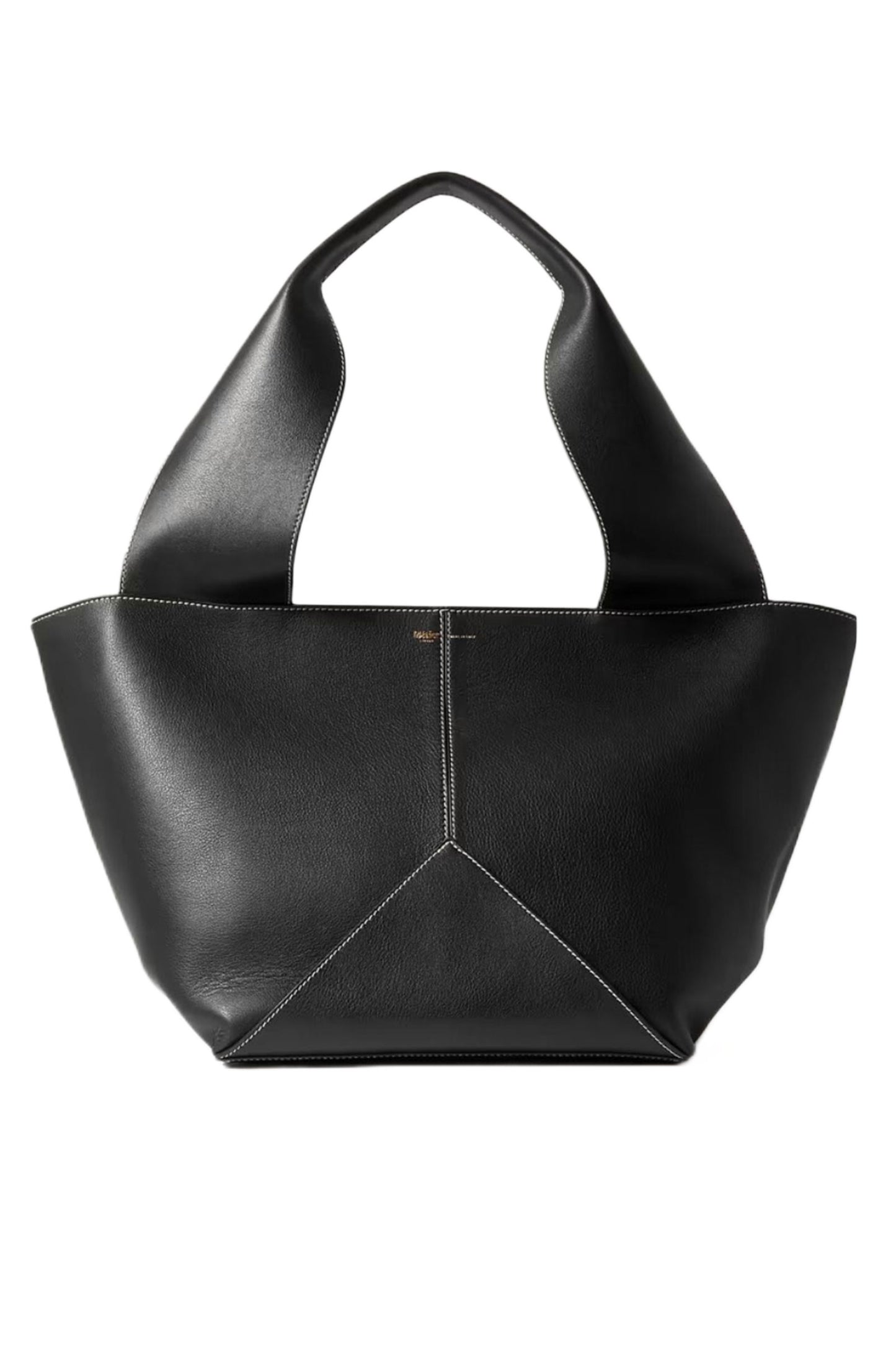 Market Large Paneled Leather Tote