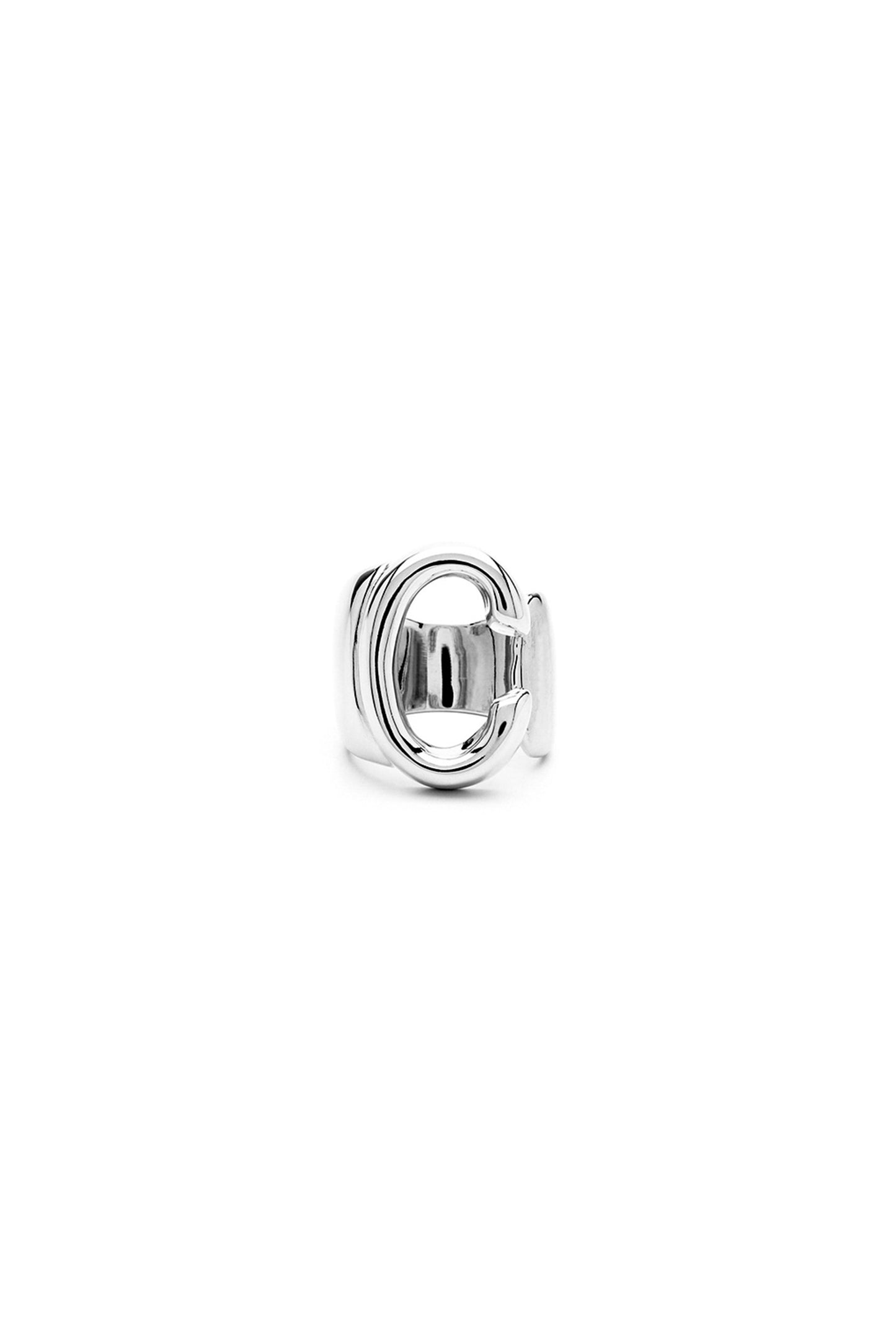 Silver Mini Alphabet Letter Ring