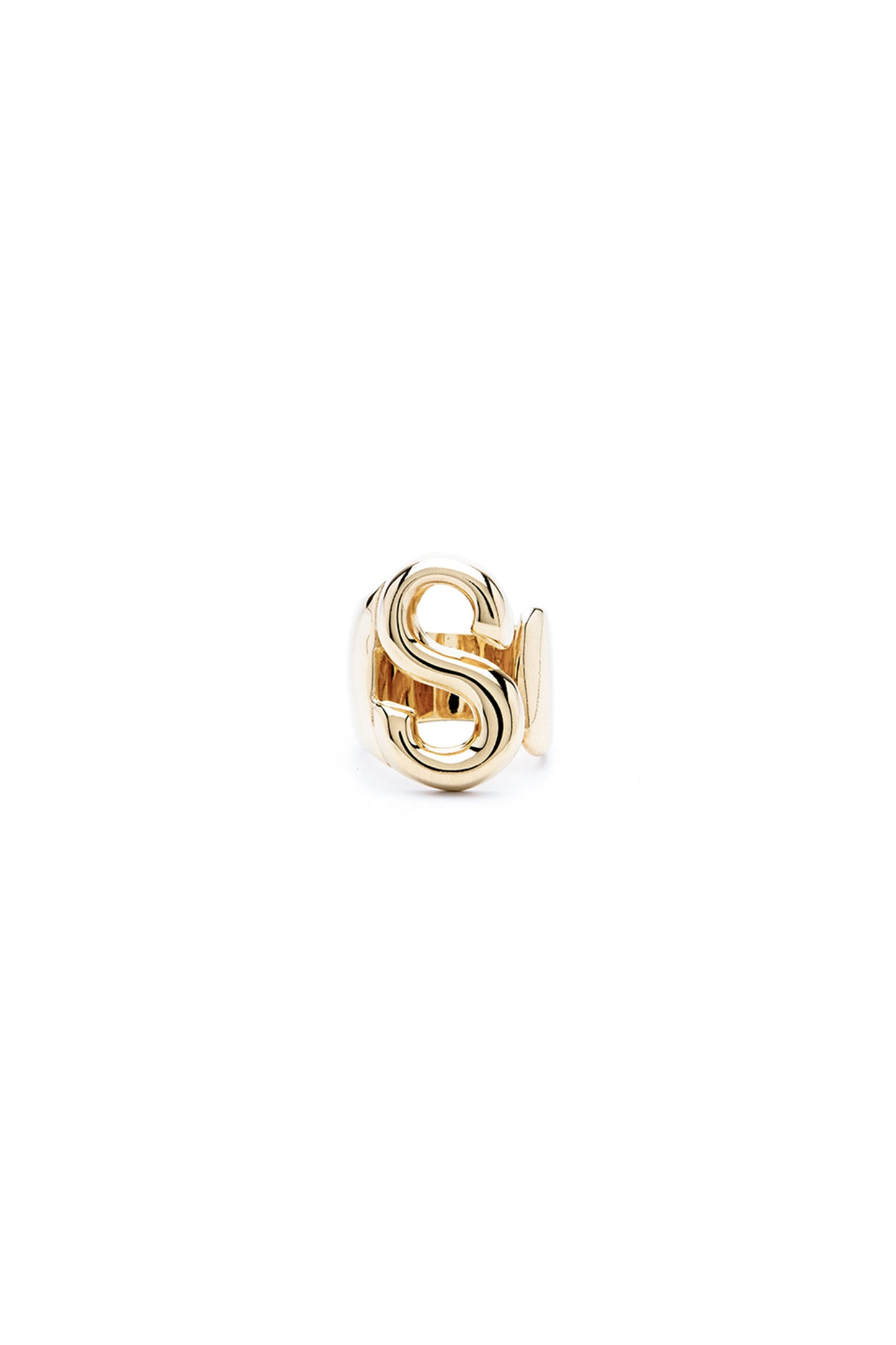 Gold Mini Alphabet Letter Ring