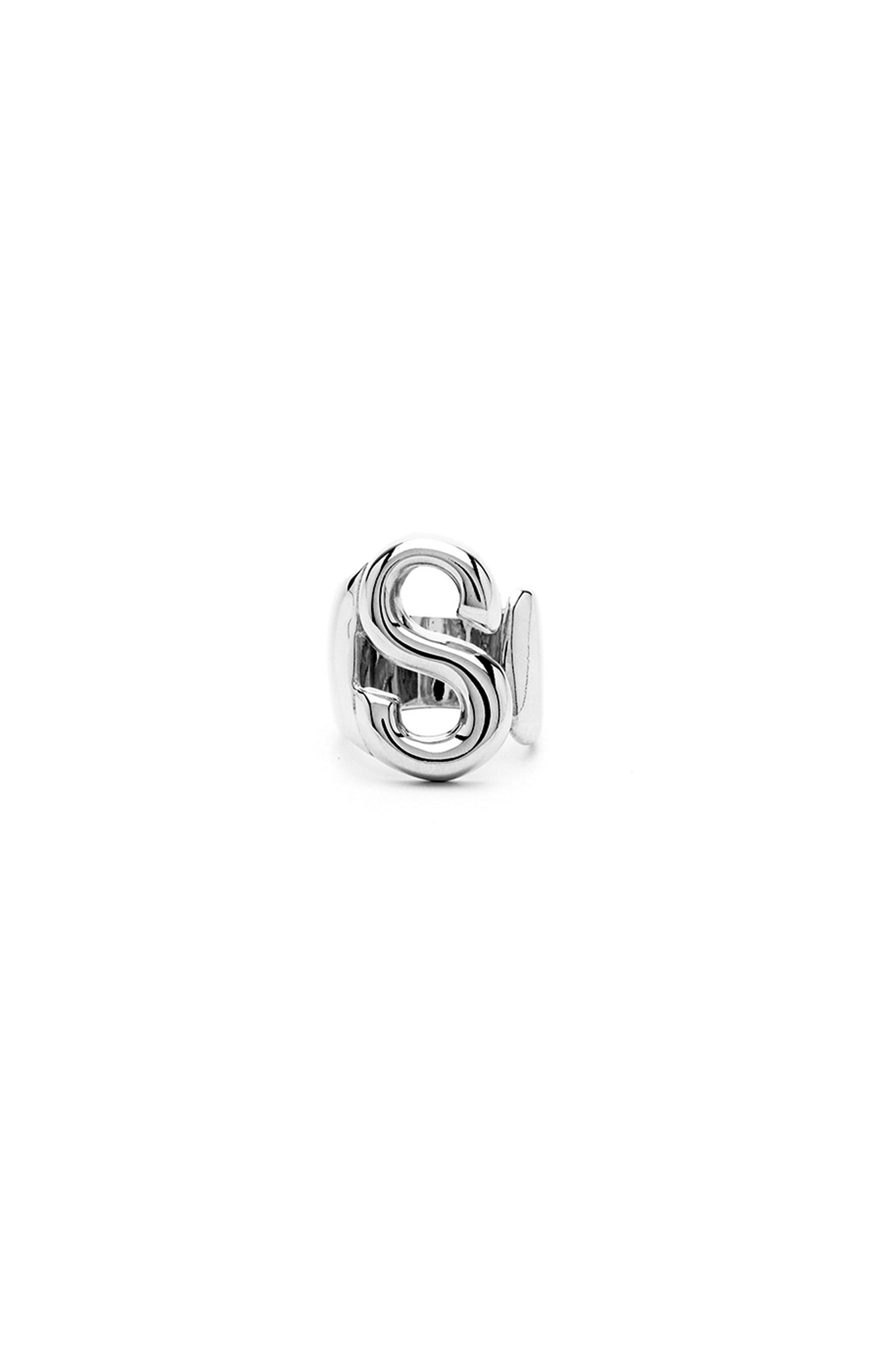 Silver Mini Alphabet Letter Ring