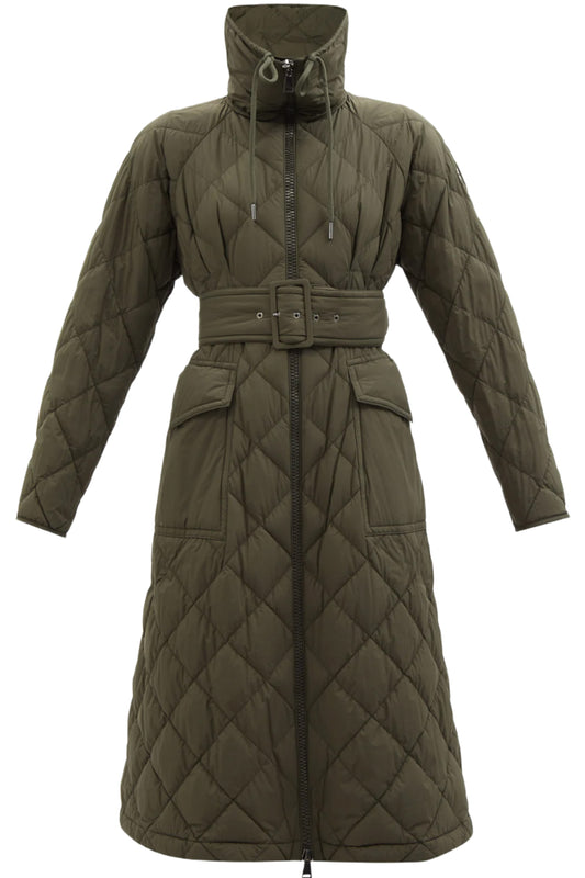 Caprier Hooded Quilted Down Coat