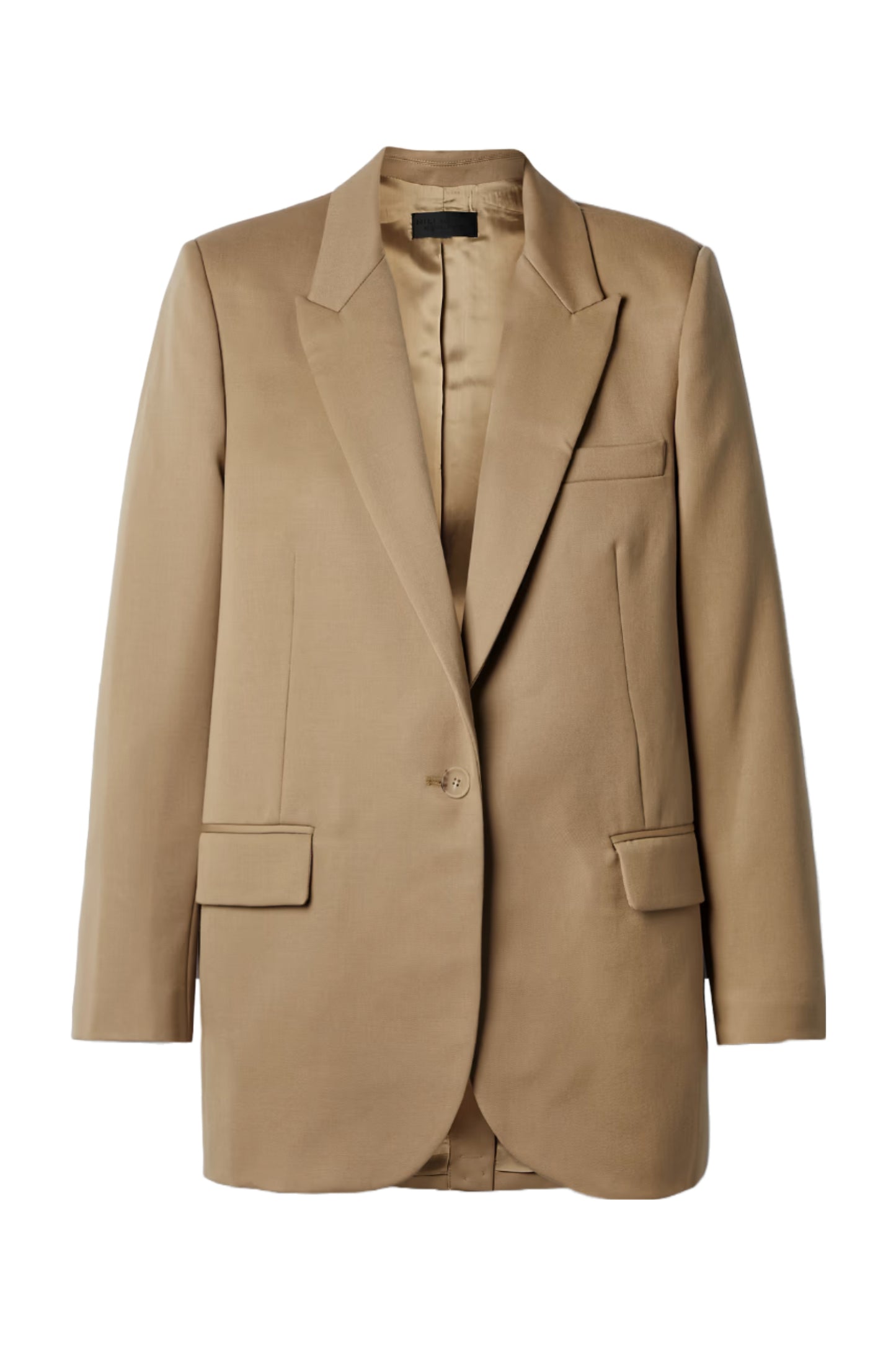 Diane Camel Wool-Twill Blazer