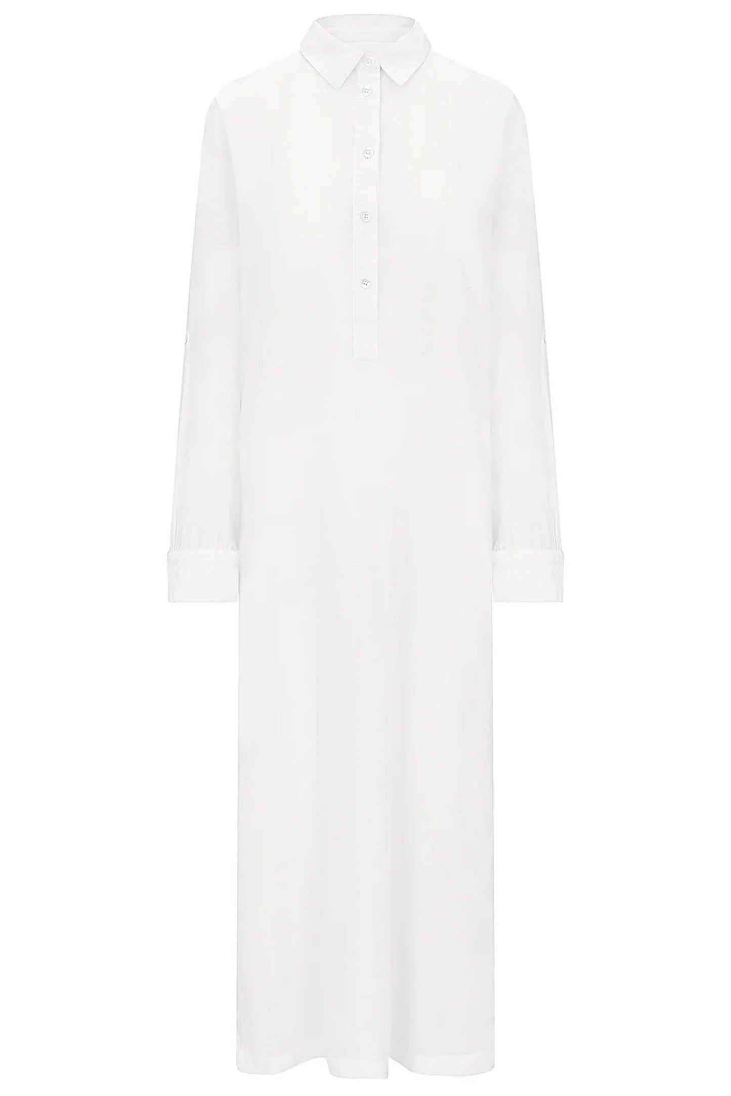 The Maxi Shirt - Cotton White