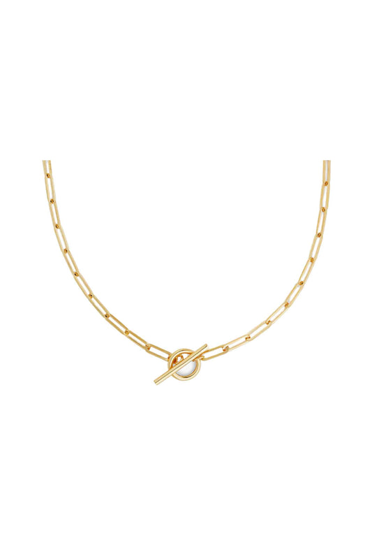 Long Love Link Yellow Gold Necklace