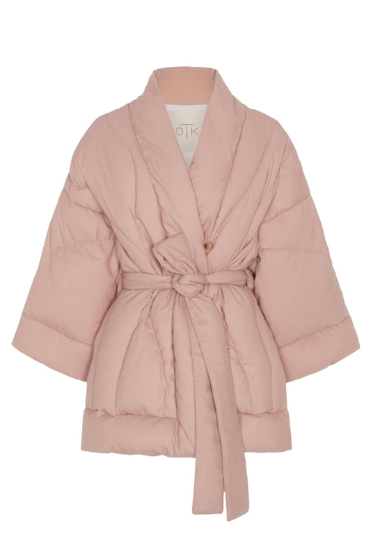 Blush Short Cocoon Coat