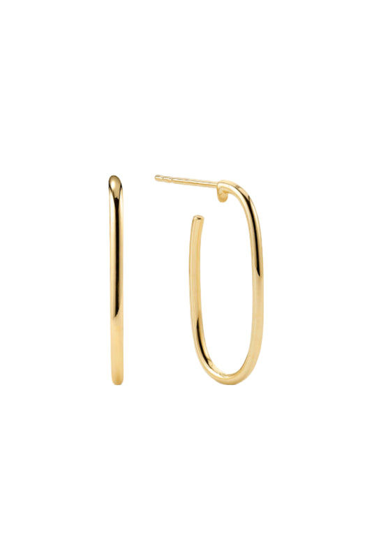 Paperclip Large Hoops