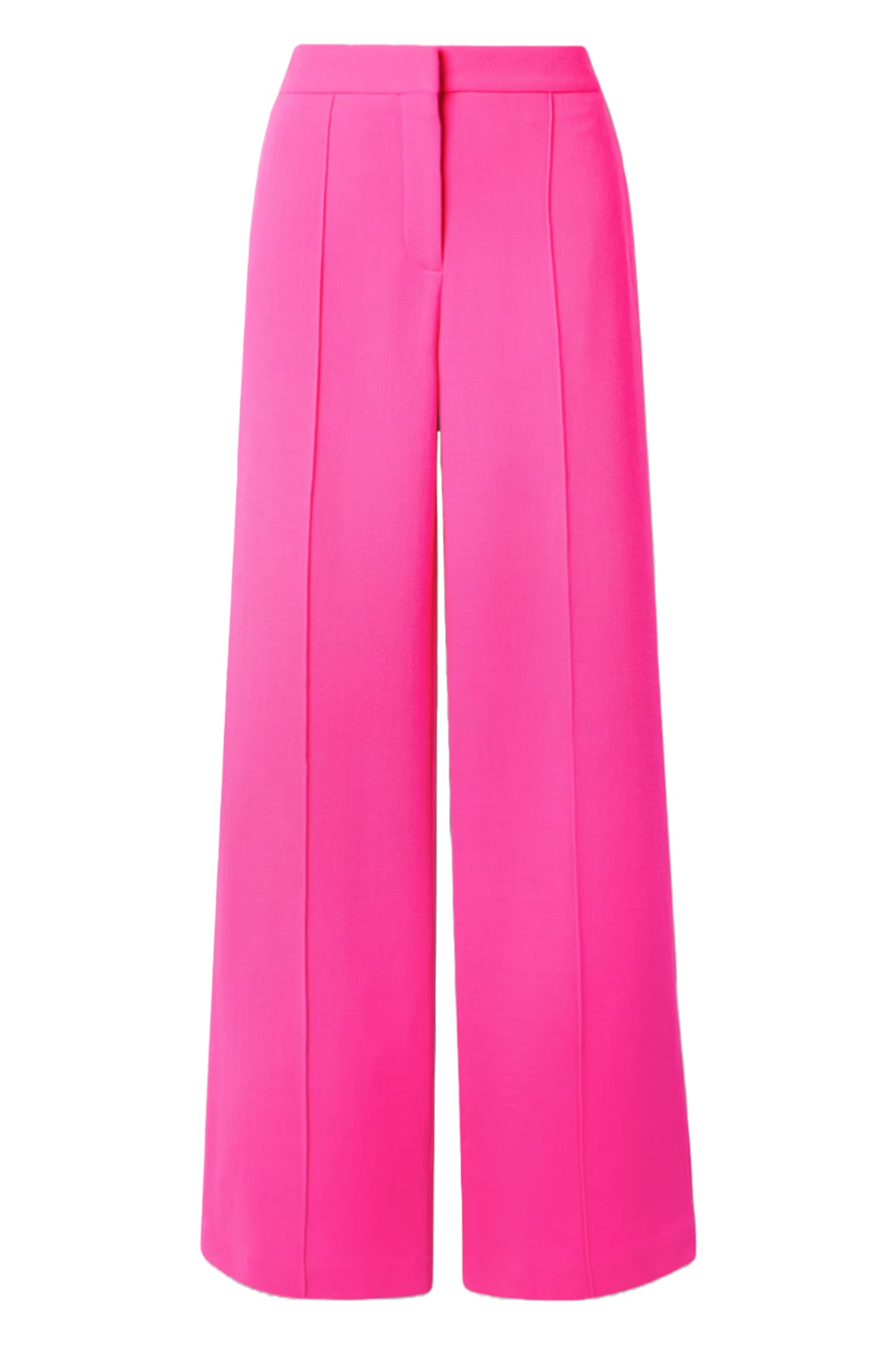 Wool-Crepe Wide-Leg Pants