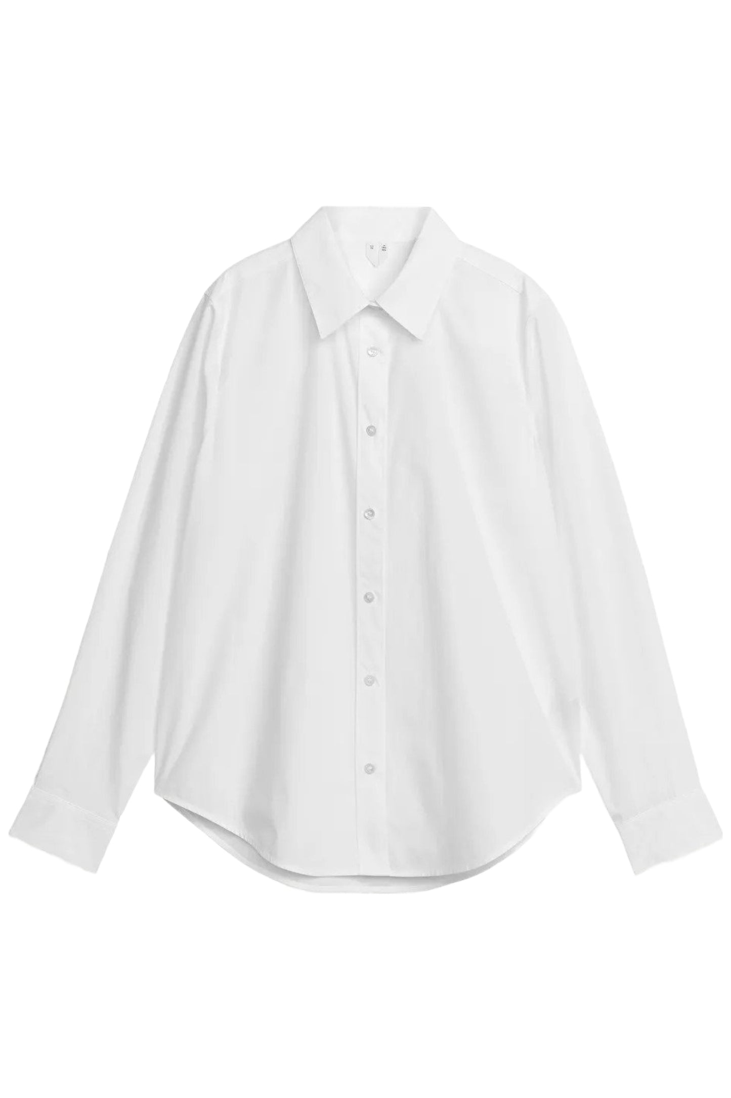 Straight Cut Poplin Shirt