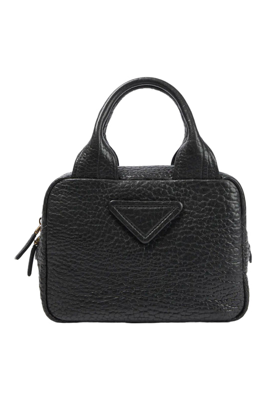 Black Leather Tote Bag