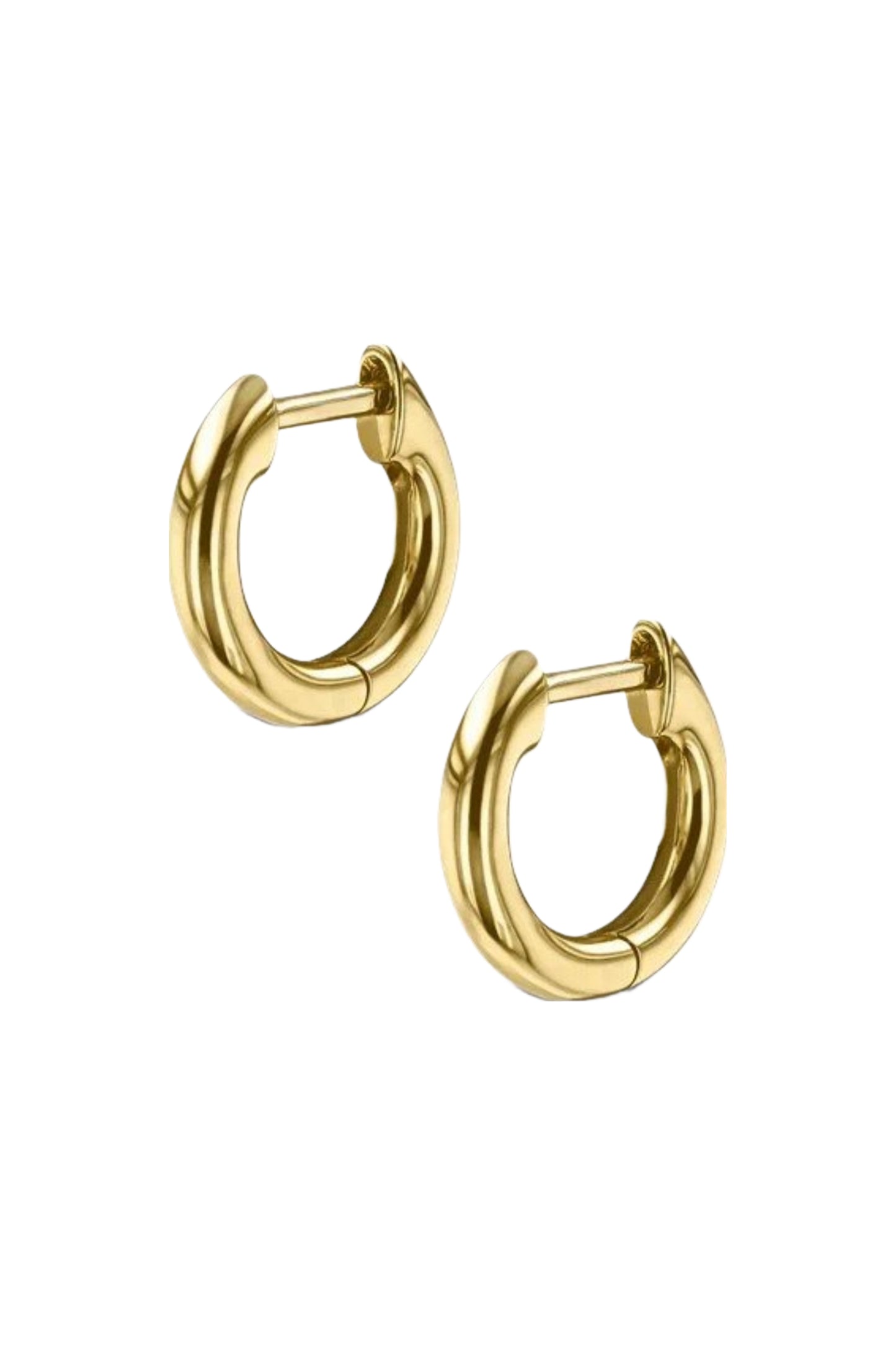 Small Hoop Earrings 11mm in 18ct Yellow Gold