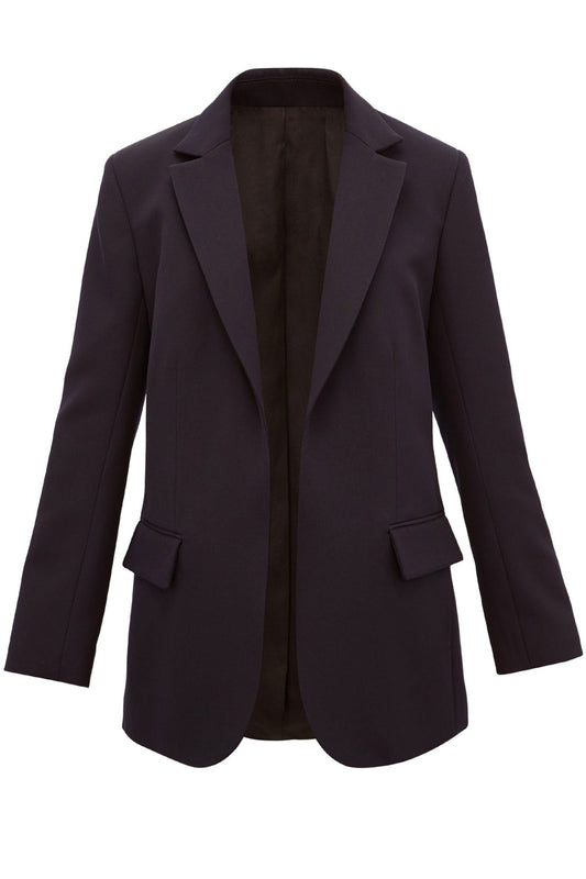 Single-Breasted Wool-Twill Suit Jacket