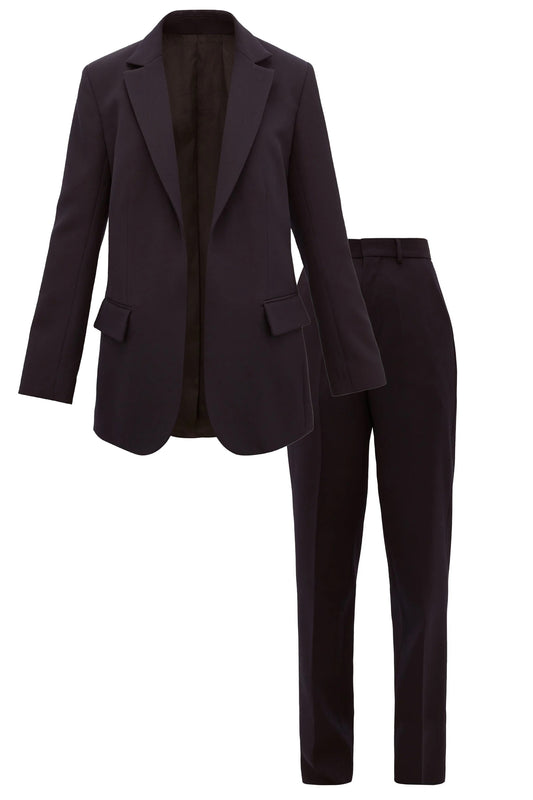 Wool-Twill Jacket and Tailored Trousers