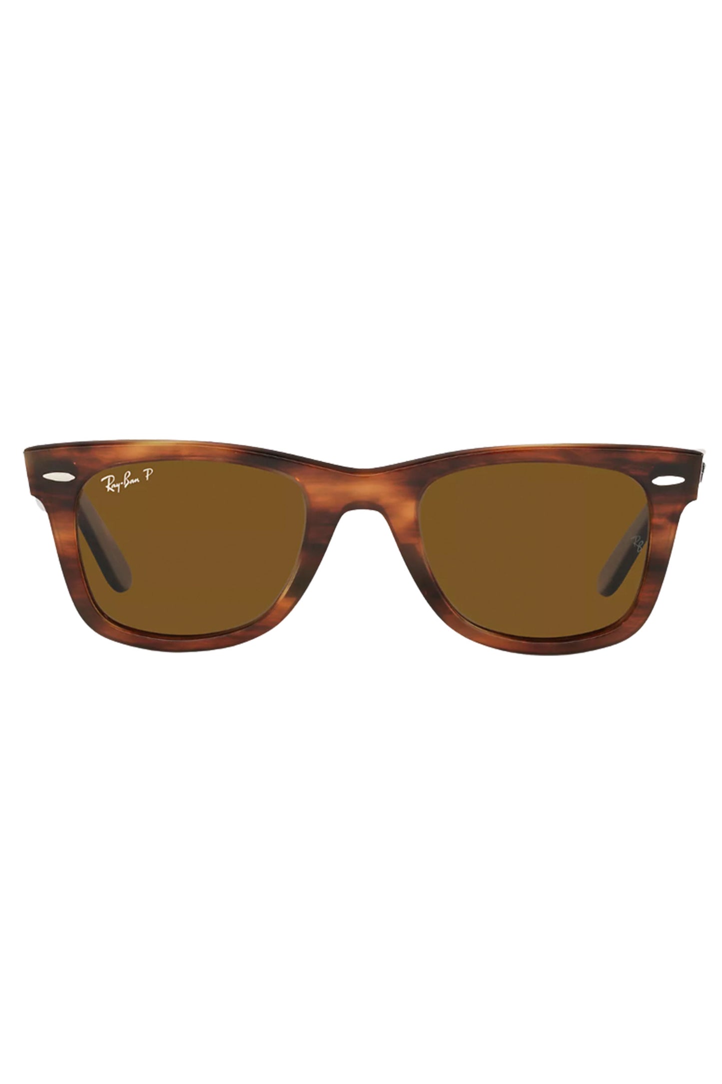 Unisex Polarised Original Wayfarer Sunglasses Havana/Brown