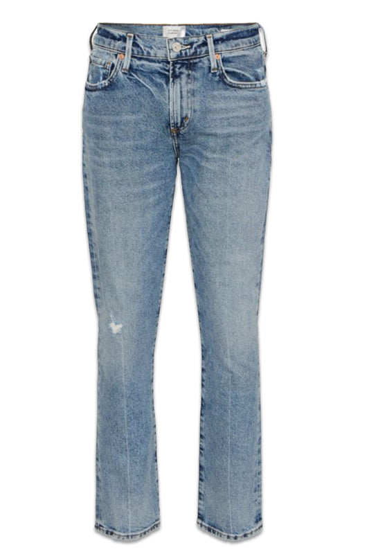 Ella Mid Rise Crop Jeans