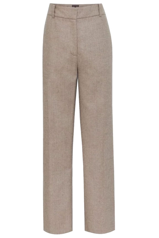 Wide Leg Tweed Trousers