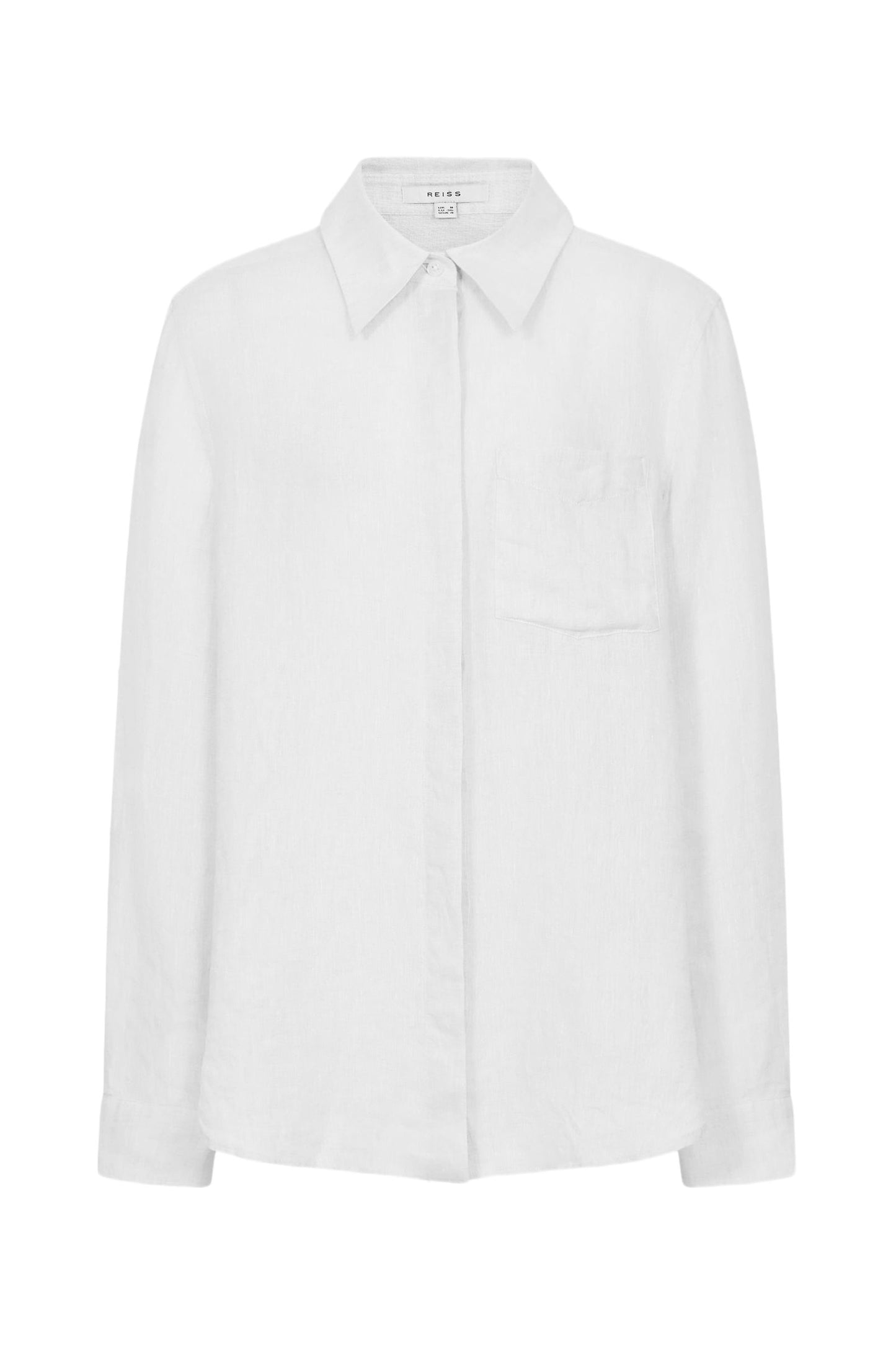 Campbell White Linen Shirt