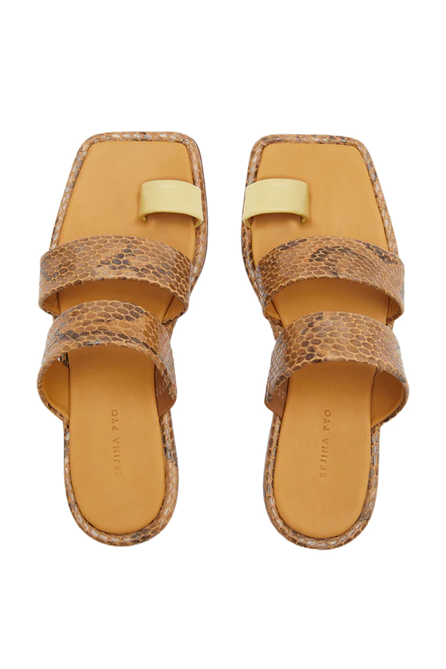 Larissa Flat Leather Sandal