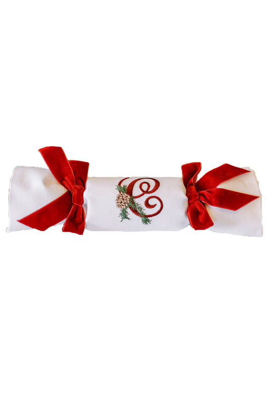 Eco Reusable Christmas Cracker Napkins Monogrammed