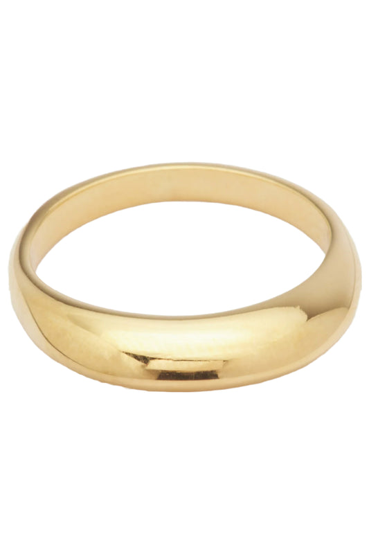 Curved-Band Ring