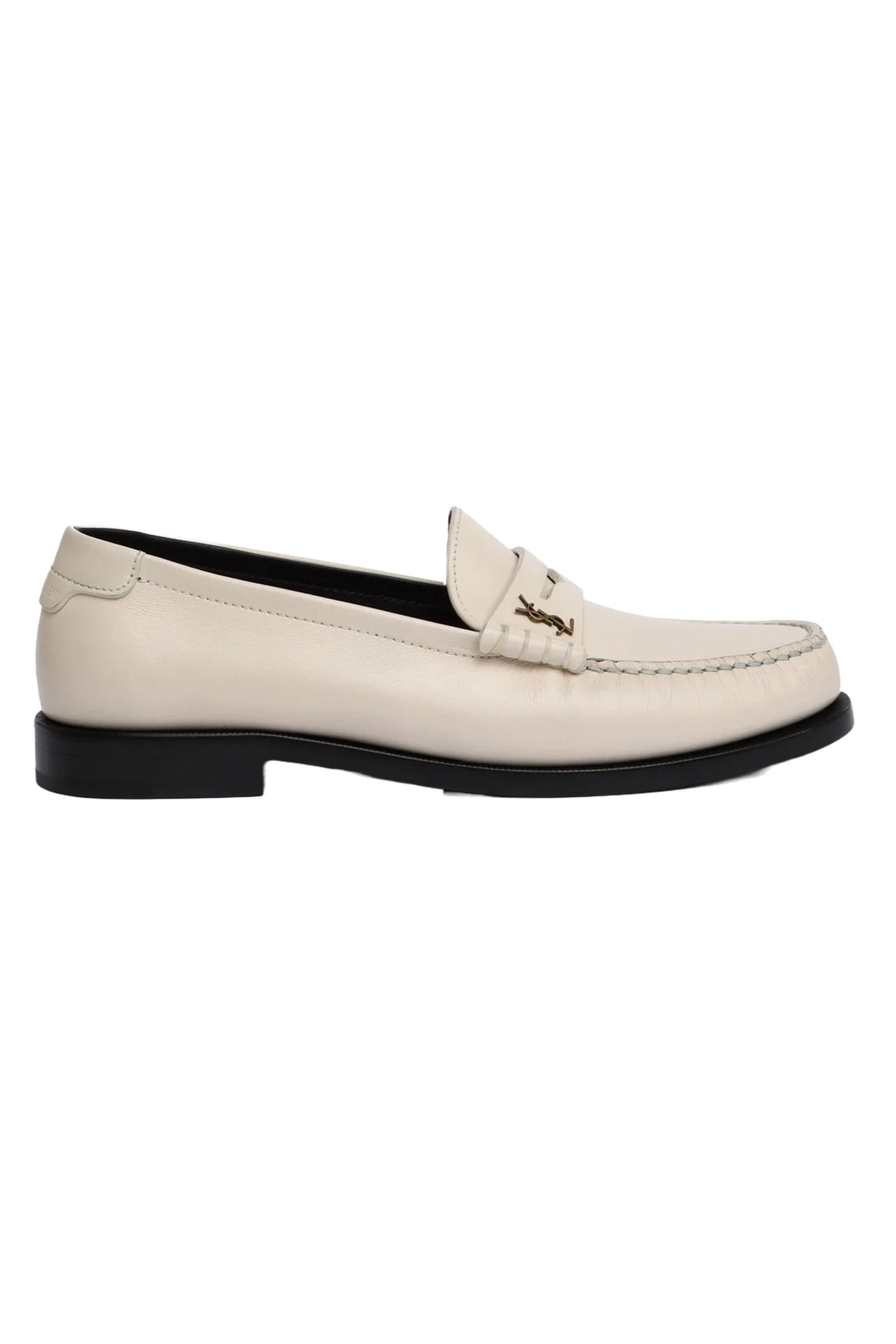 Le Loafer Logo-Plaque Leather Loafers