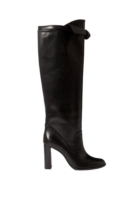 Clarita Saddlery Leather Knee Boots