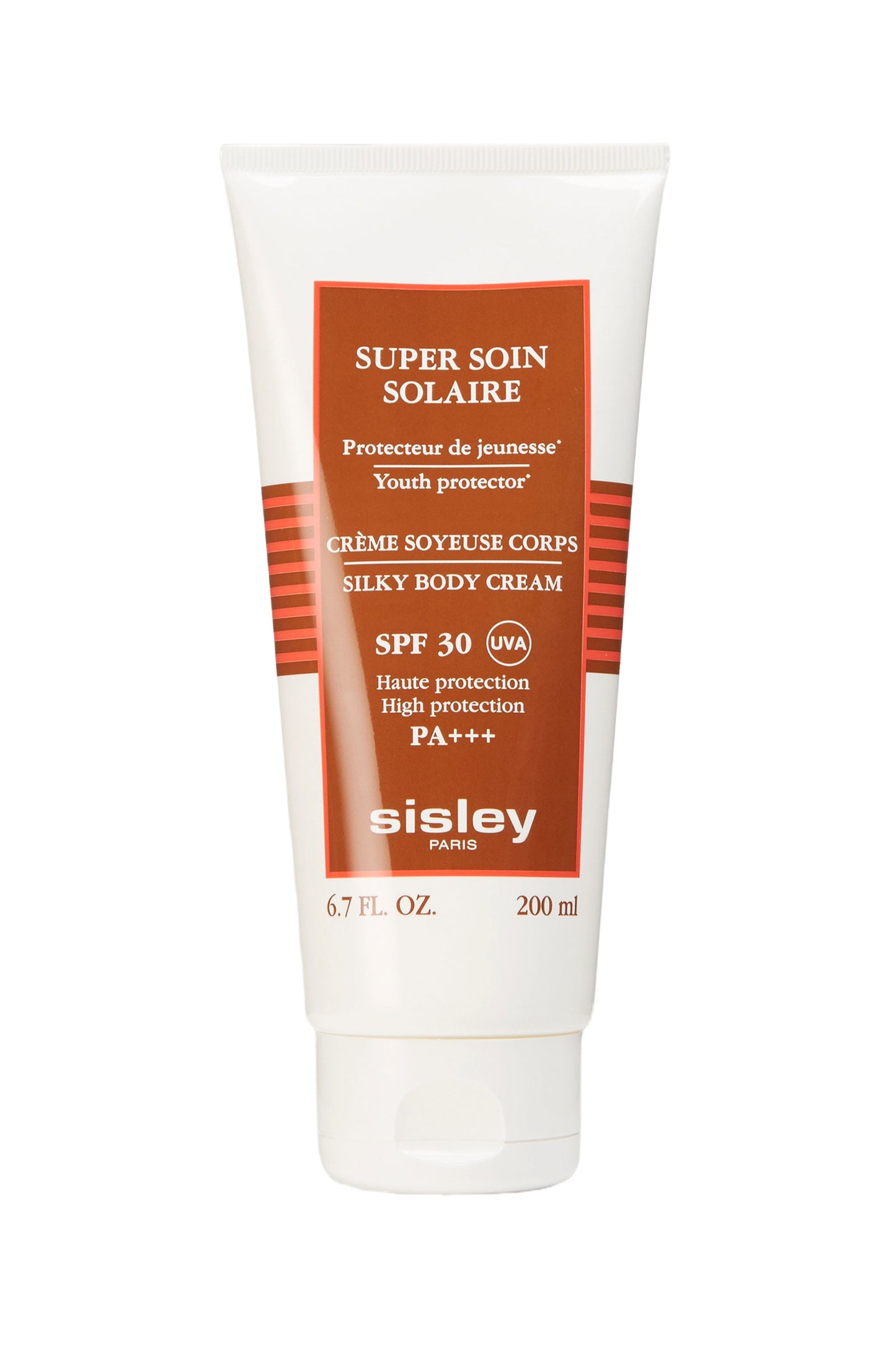 Super Soin Solaire Silky Body Cream SPF30, 200ml