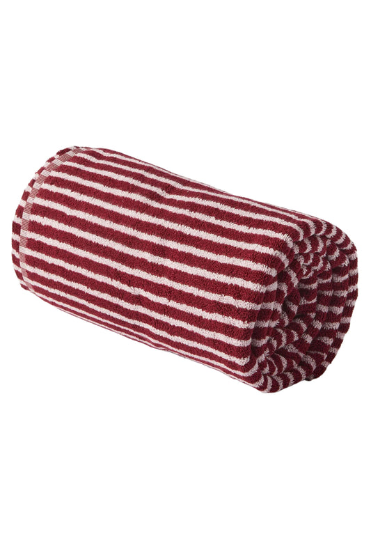 Striped Organic-Cotton Bath Sheet