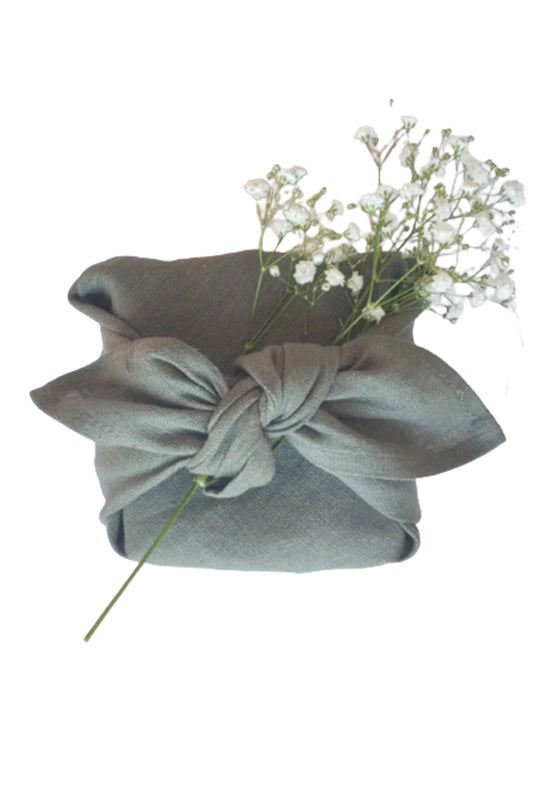 Linen Sage Furoshiki Gift Wrap