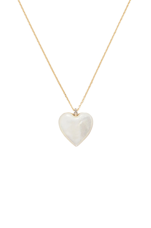 Mother-Of-Pearl Gold-Plated Necklace