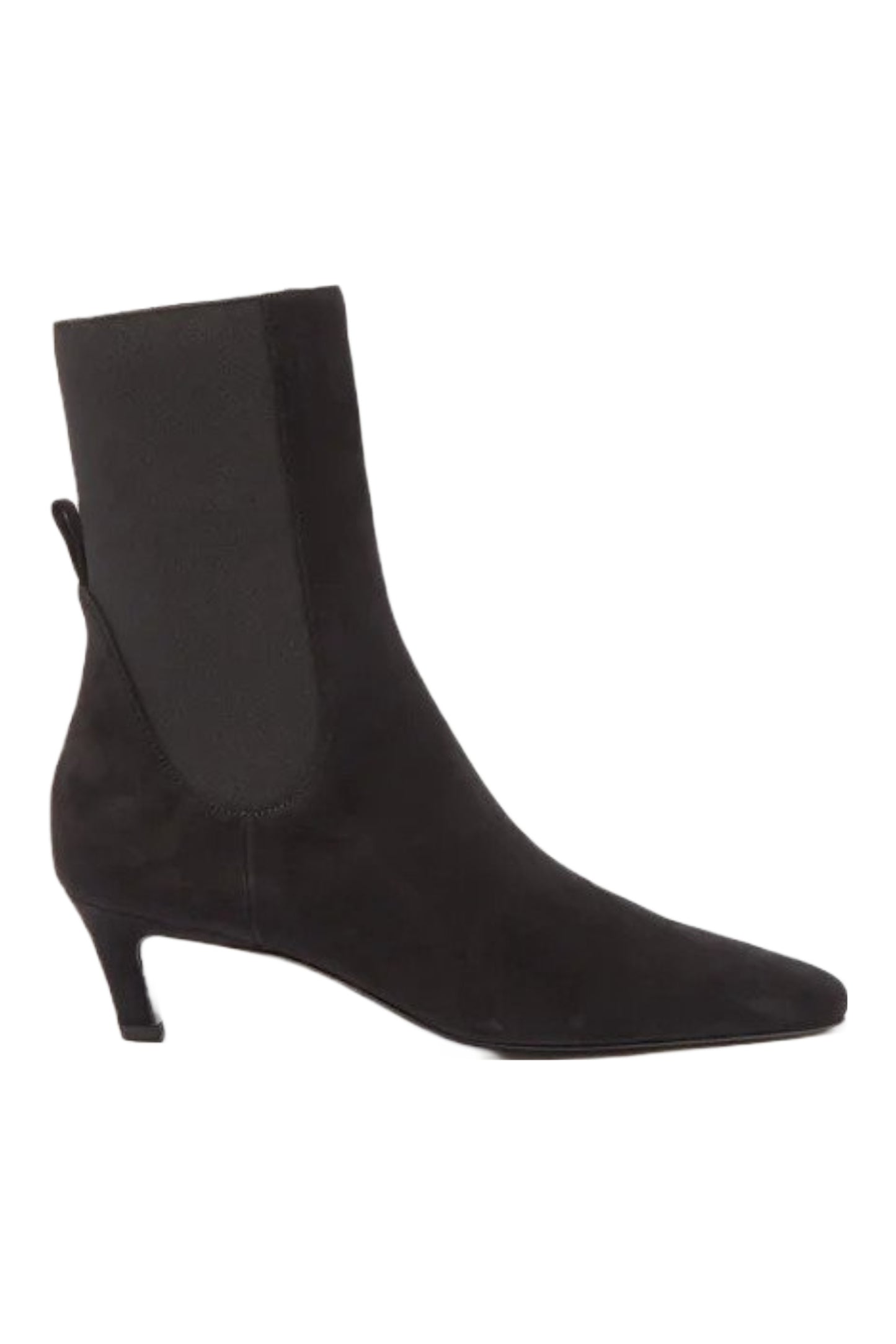 Kitten-heel Suede Ankle Boots