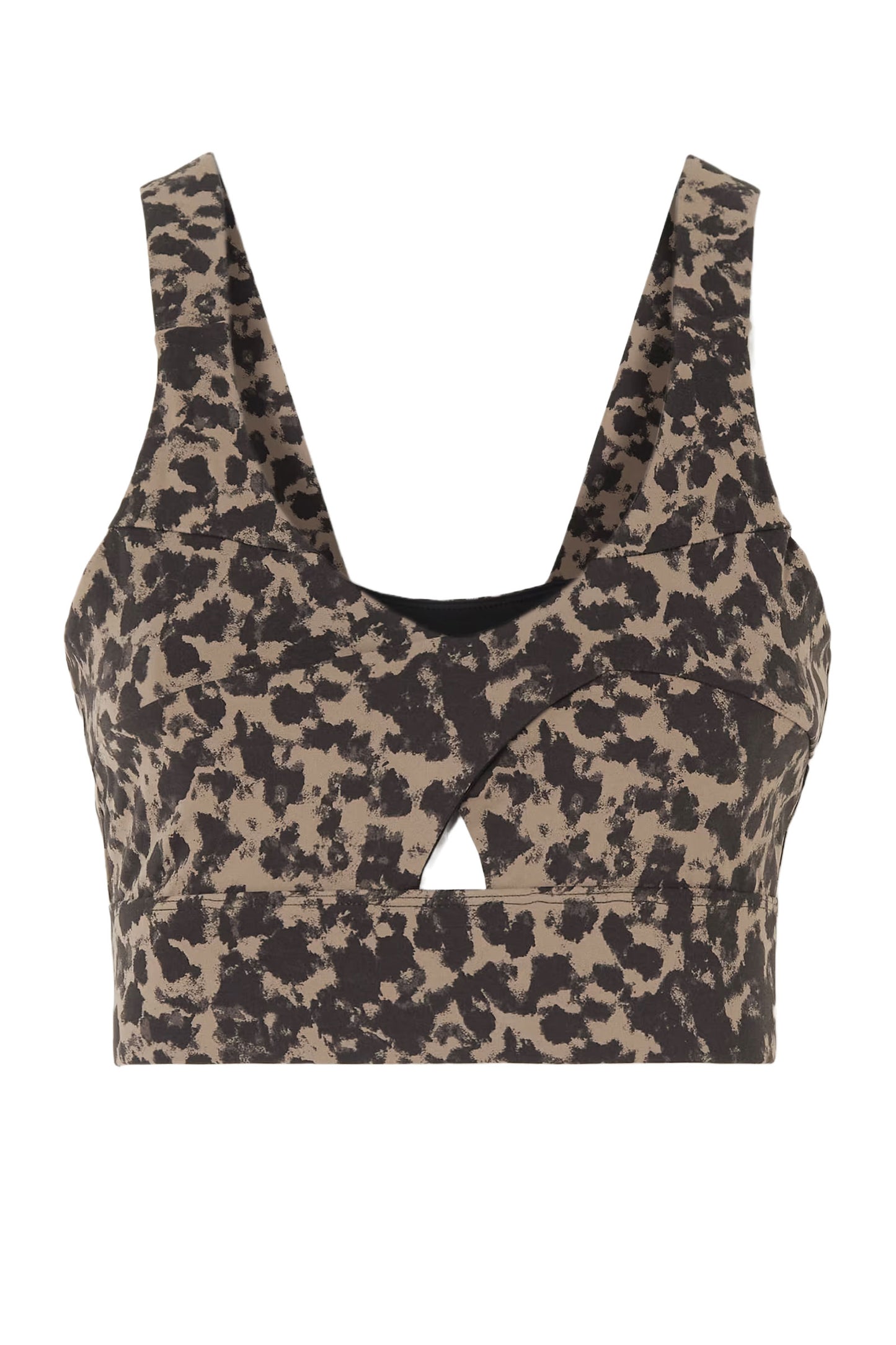 Let's Go Staunton Leopard-Print Stretch Sports Bra