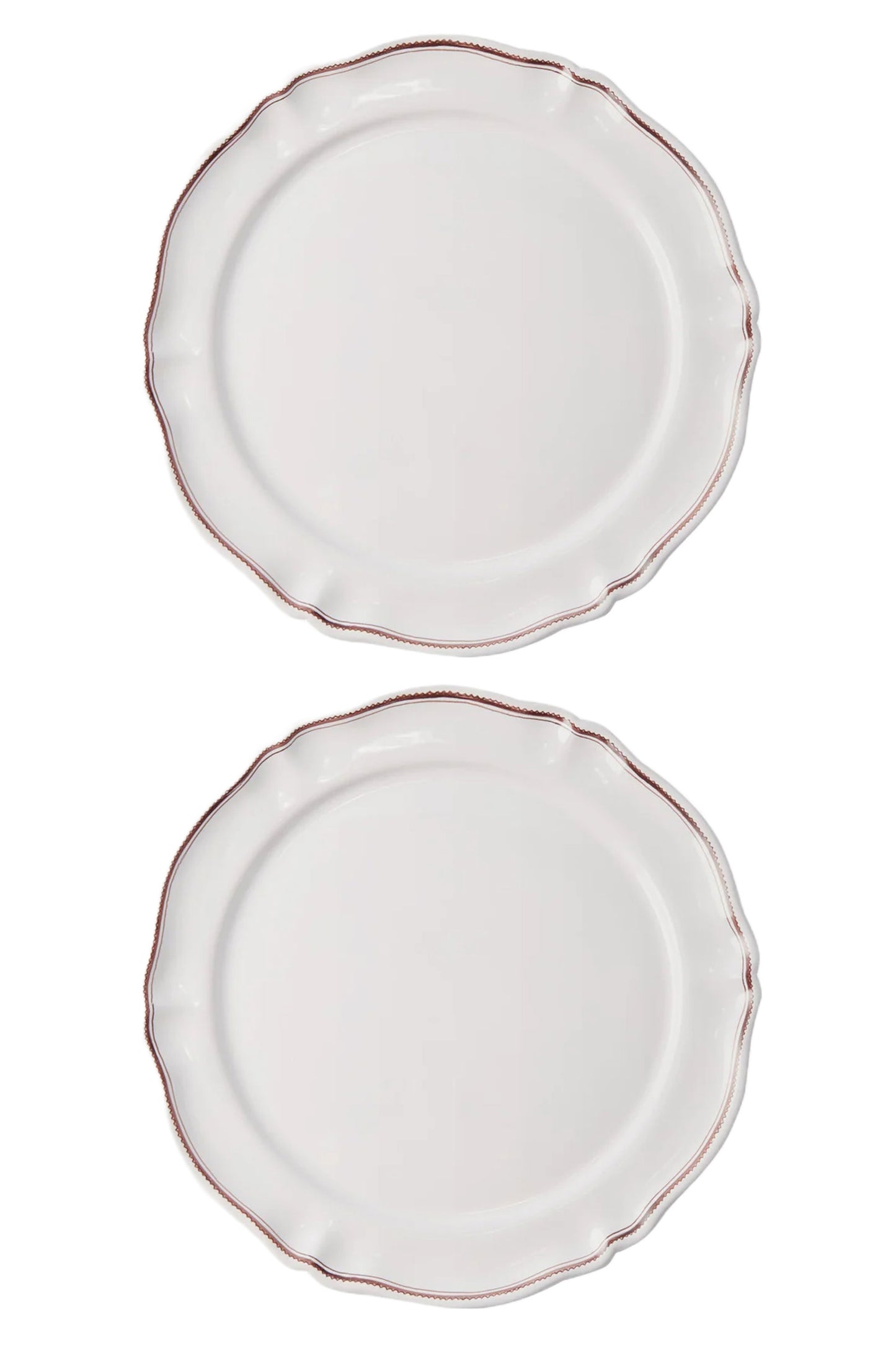 Set Of Two L'Horizon Faïence-Earthenware Plates