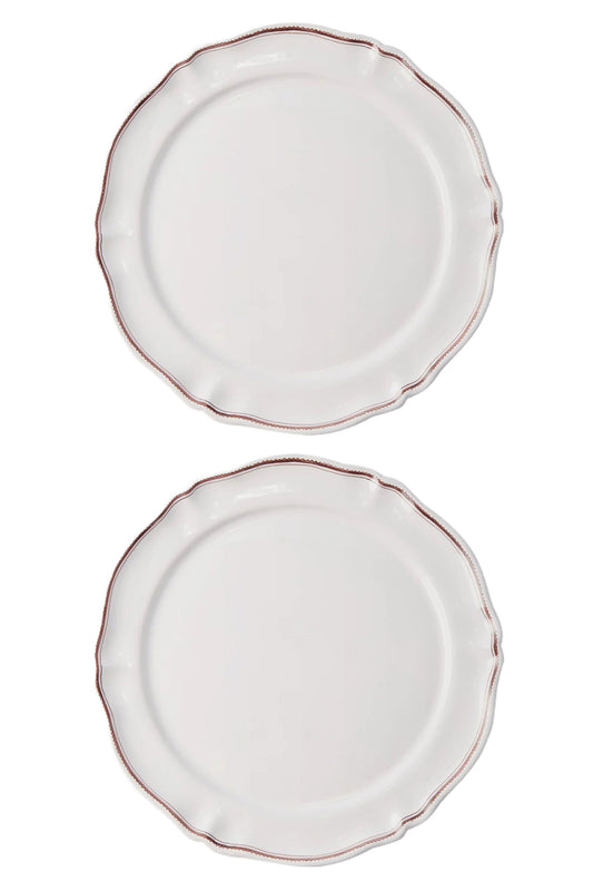 Set Of Two L'Horizon Faïence-Earthenware Plates